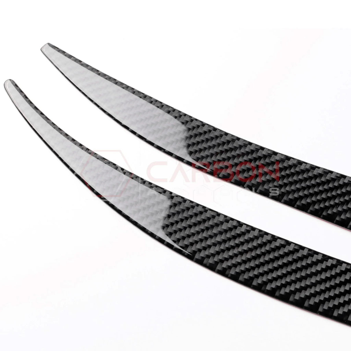 2024+ S650 Mustang Real Carbon Fiber Door Jam Trim Overlays