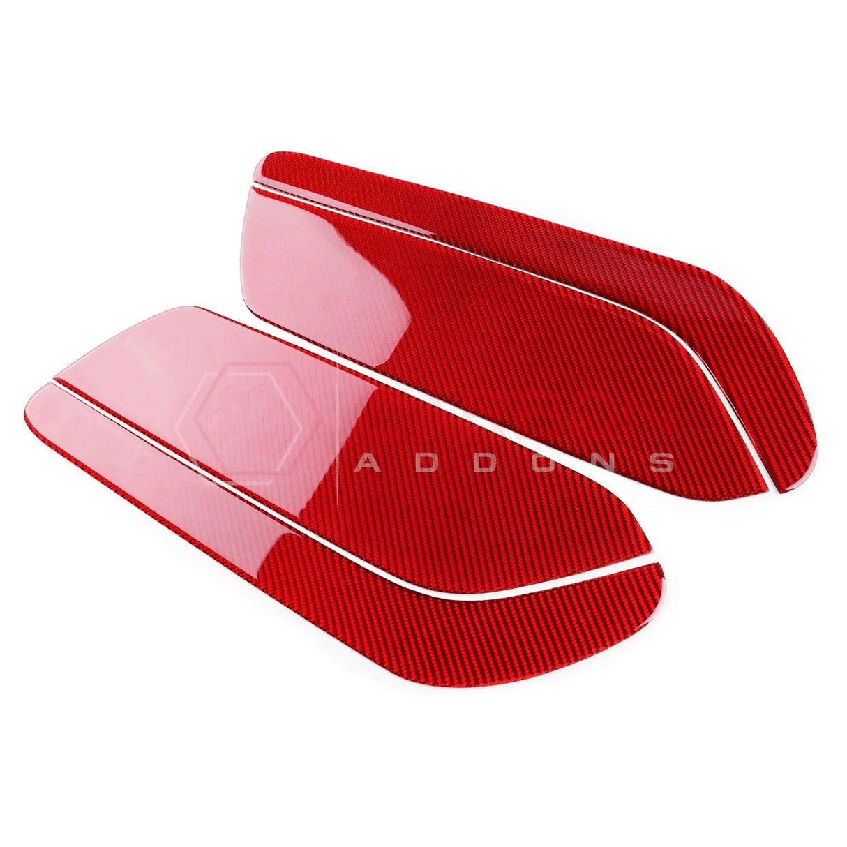 2024+ S650 Mustang Real Carbon Fiber Rear Seat Side Panel Overlay