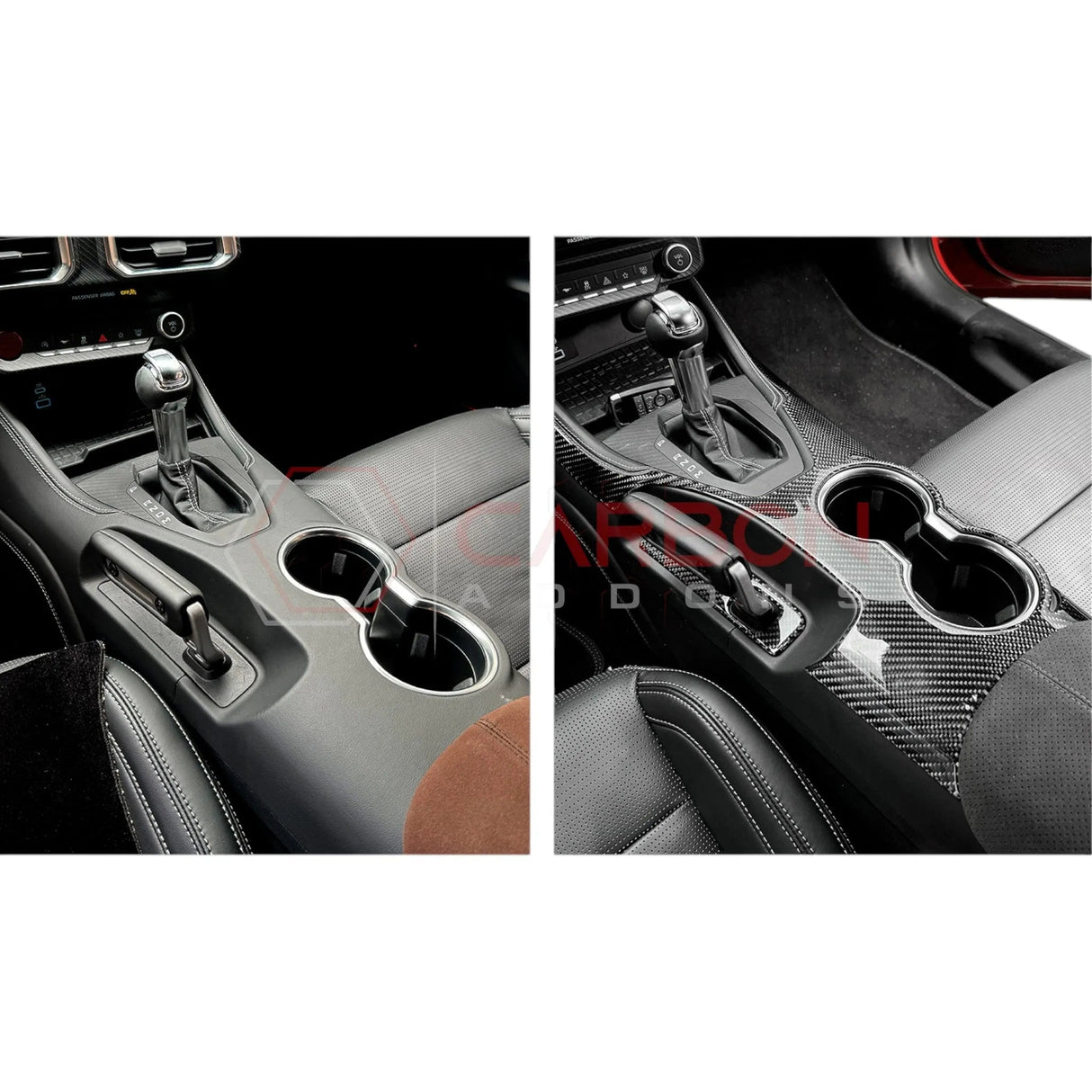 2024+ S650 Mustang Real Carbon Center Console Overlay