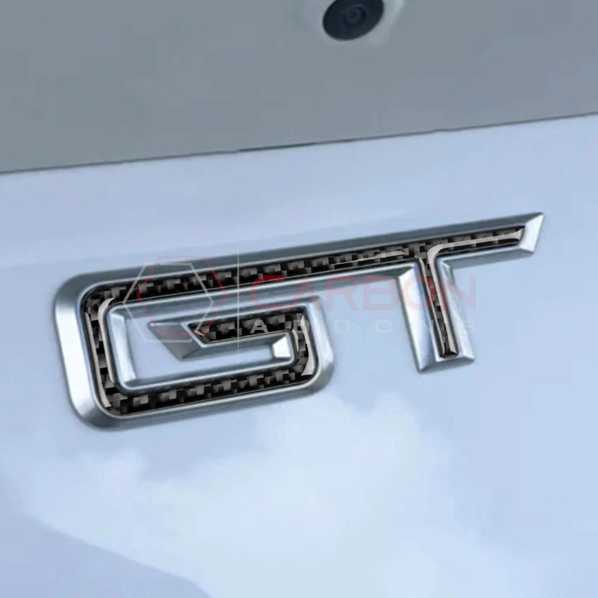 2024+ S650 Mustang GT Exterior Carbon Fiber Emblem Overlays