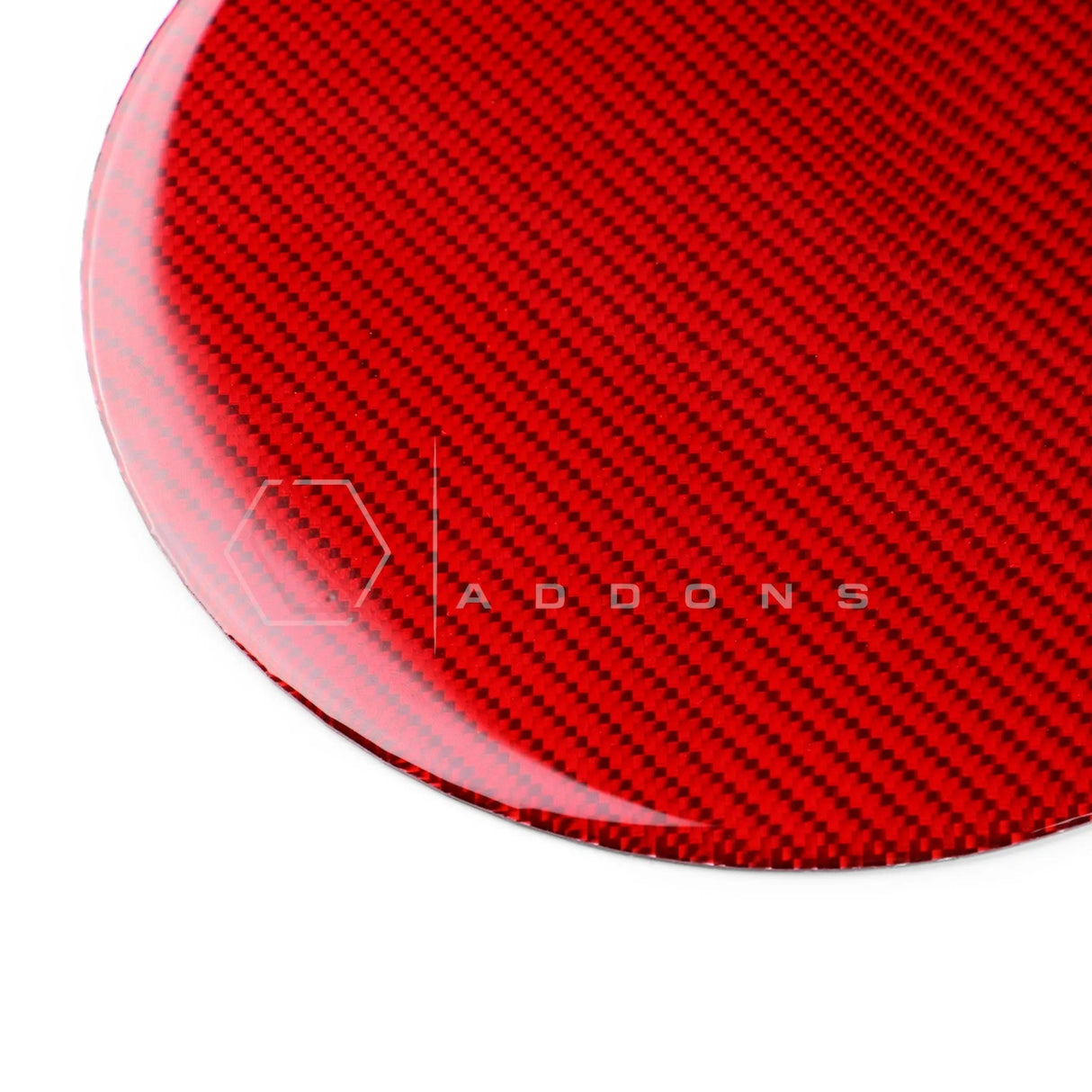 2024+ S650 Mustang Exterior Real Carbon Fiber Gas Cap Overlays