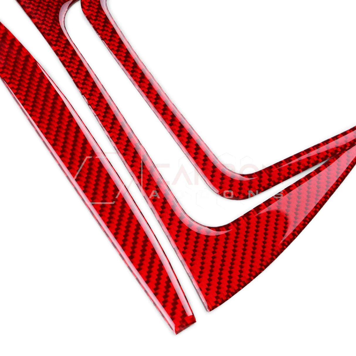 2024+ S650 Mustang Real Carbon Fiber Gear Shifter Trim Overlay