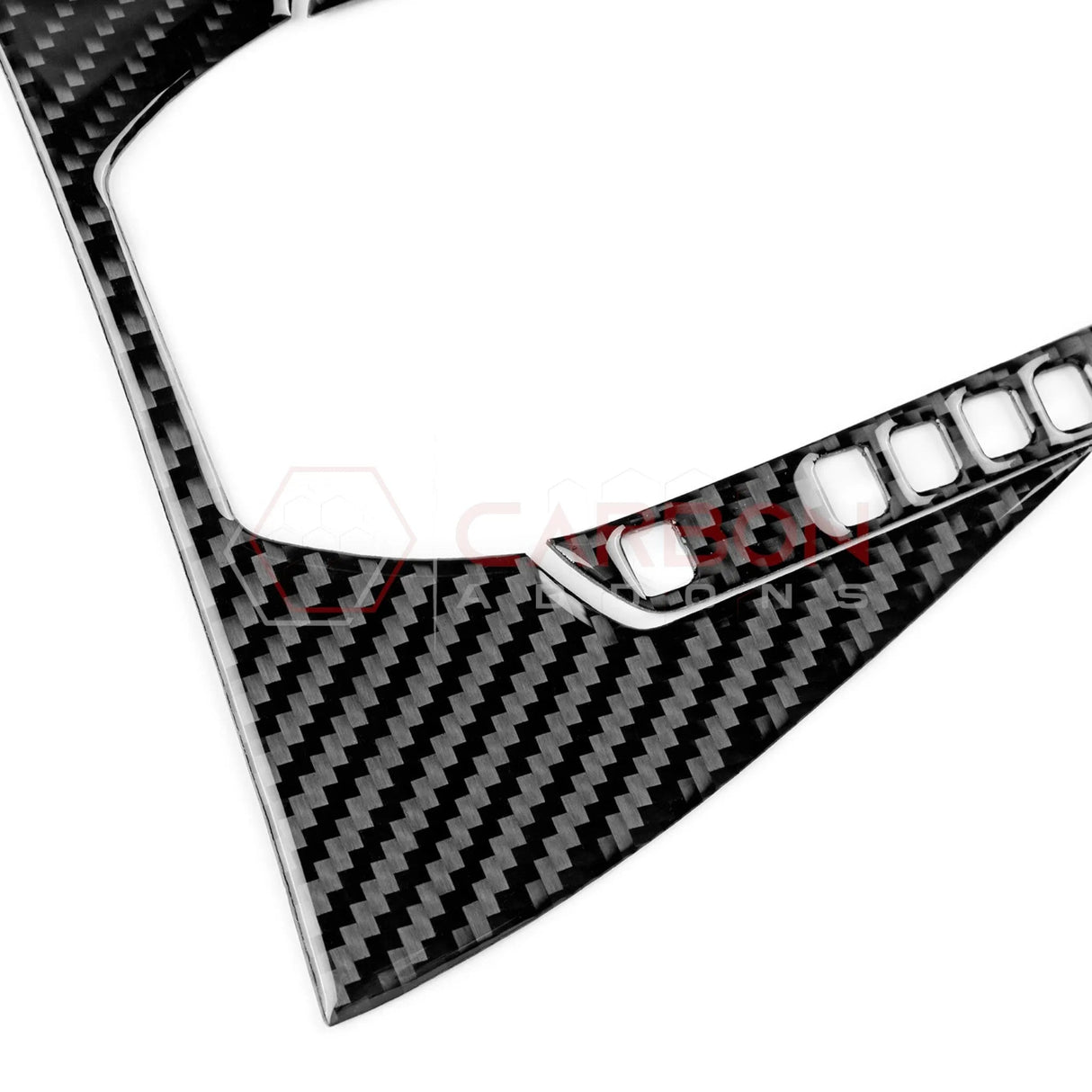 2024+ S650 Mustang Real Carbon Fiber Gear Shifter Trim Overlay