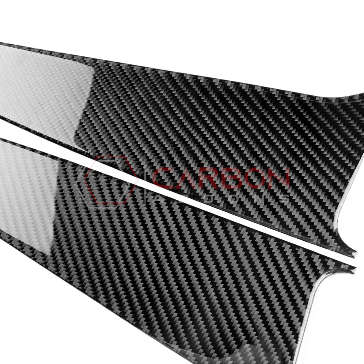 2024+ S650 Mustang Real Carbon Fiber Door Lower Panel Trim Overlay