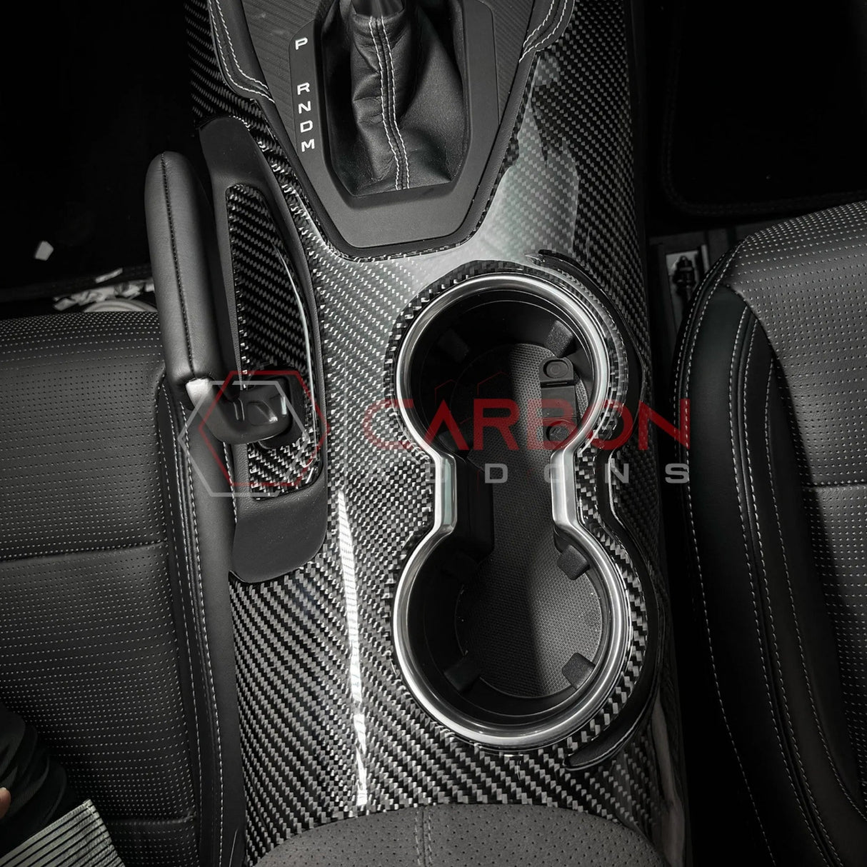 2024+ S650 Mustang Real Carbon Center Console Overlay