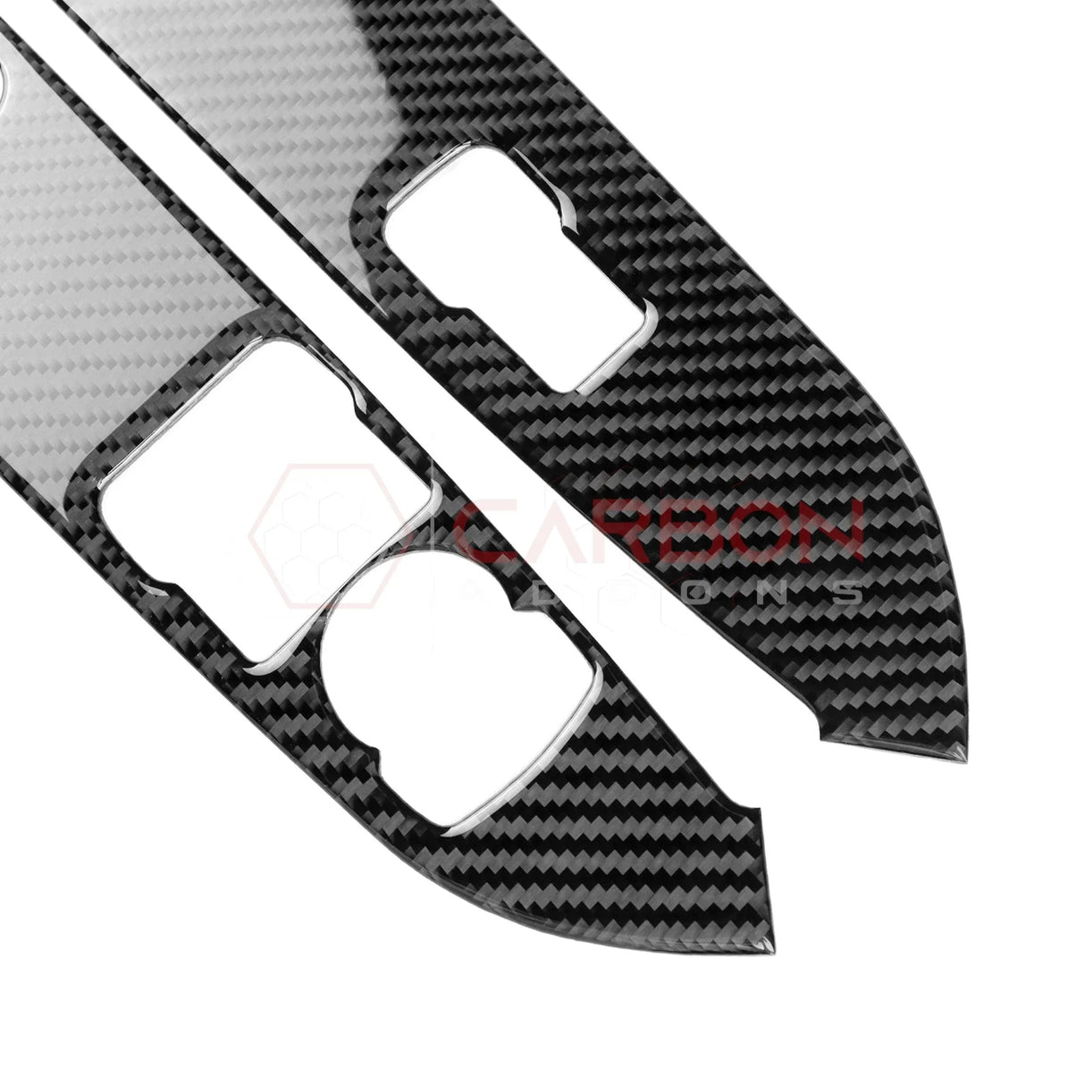2024+ S650 Mustang Real Carbon Window switch Trim Overlay