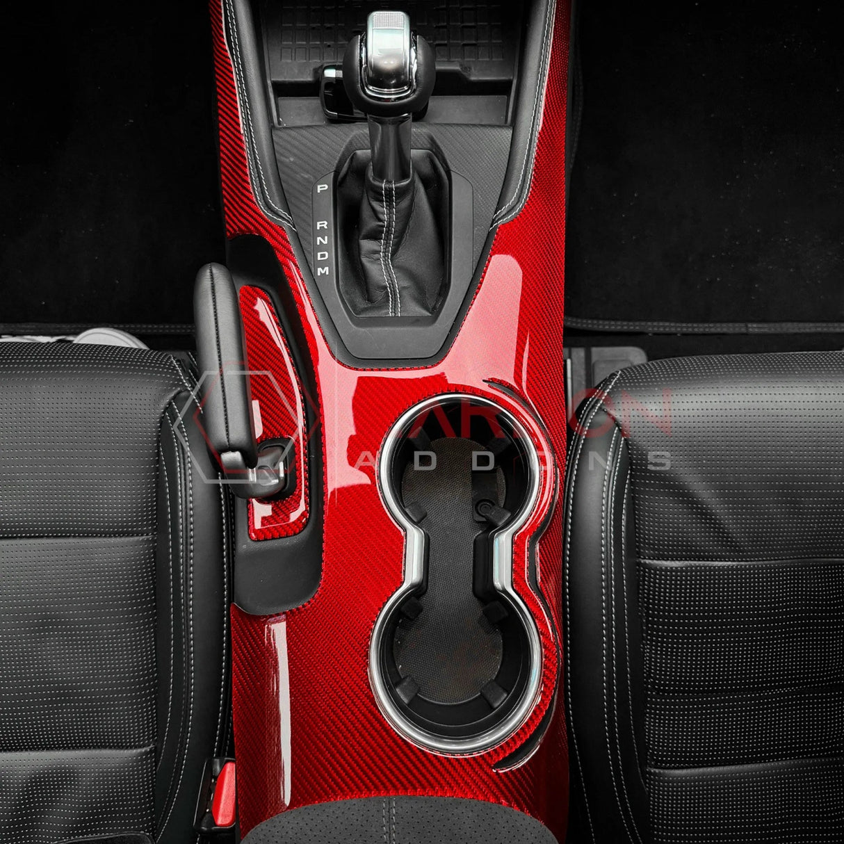 2024+ S650 Mustang Real Carbon Center Console Overlay