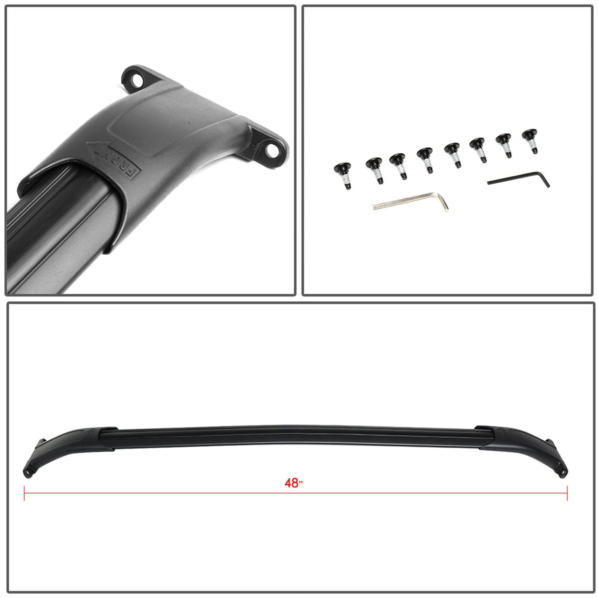 2015-2018 Chevrolet Suburban Tahoe Roof Rack Cross Bars - Aluminum