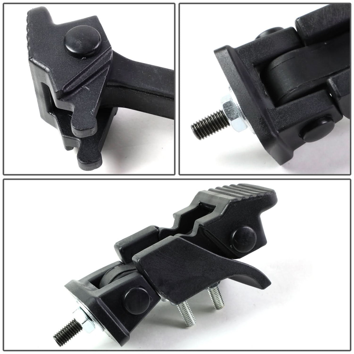 2007-2017 Jeep Wrangler Hood Latch Lock Set - Matte Black