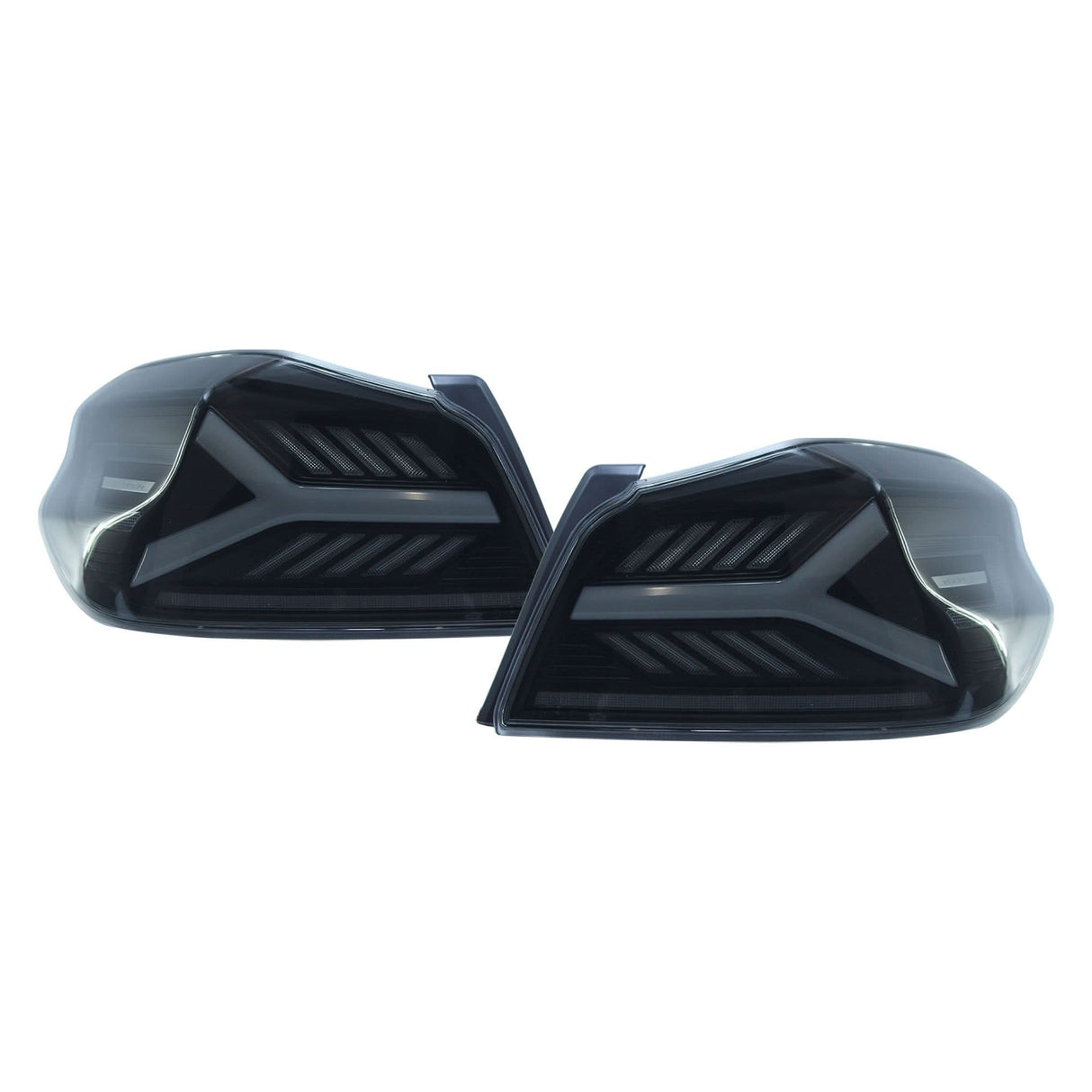 OLM Y-Spec LED Taillights (Smoke Lens White Optic) - 2015-2021 WRX / STI