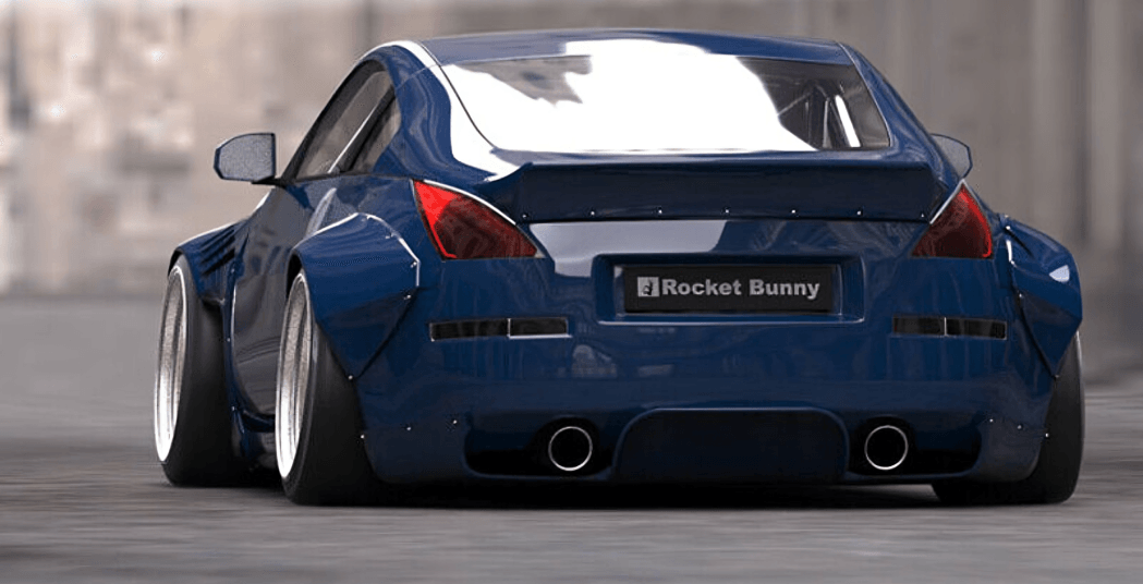 Nissan Fairlady 350z MaxStyle Rear Diffuser (2002 - 2008) - K2 Industries