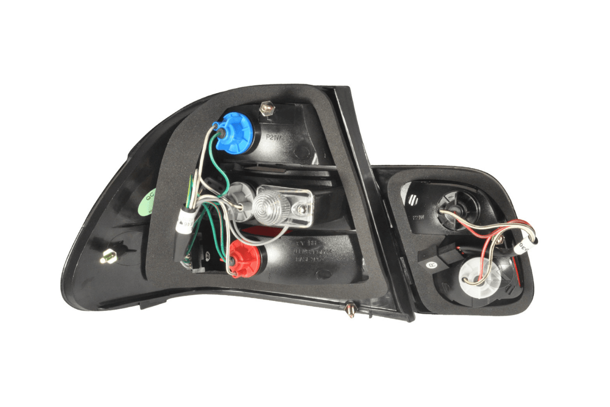 BMW 3-Series E46 Sedan Clear Tail Lights (1998-2006) - K2 Industries