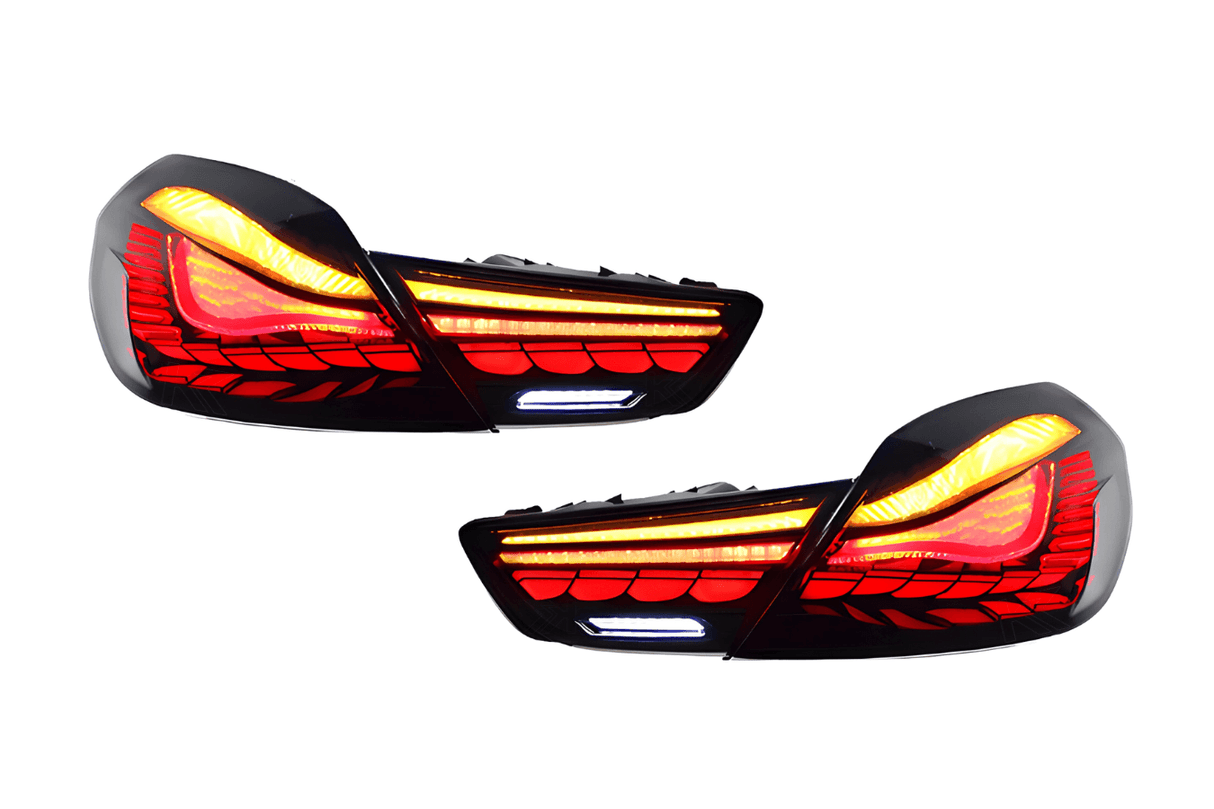 BMW 6 Series F12 F13 F06 Smoke and Red GTS OLED Style Taillights (2011-2018) - K2 Industries