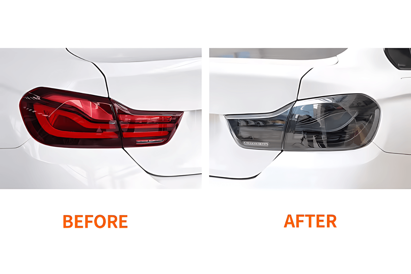 BMW F32 F36 F82 F33 F83 4 Series - Double Dragon Scale Black LED Tail lights (2013 - 2018) - K2 Industries