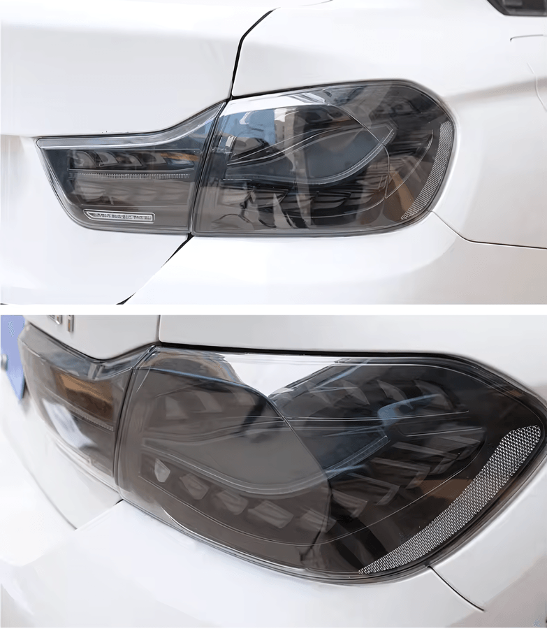 BMW F32 F36 F82 F33 F83 4 Series - Double Dragon Scale Black LED Tail lights (2013 - 2018) - K2 Industries