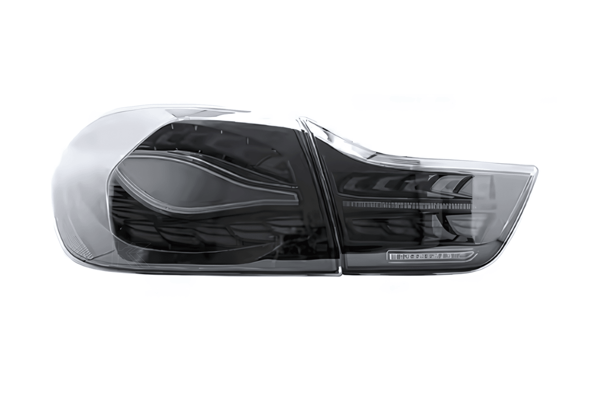 BMW F32 F36 F82 F33 F83 4 Series - Double Dragon Scale Black LED Tail lights (2013 - 2018) - K2 Industries