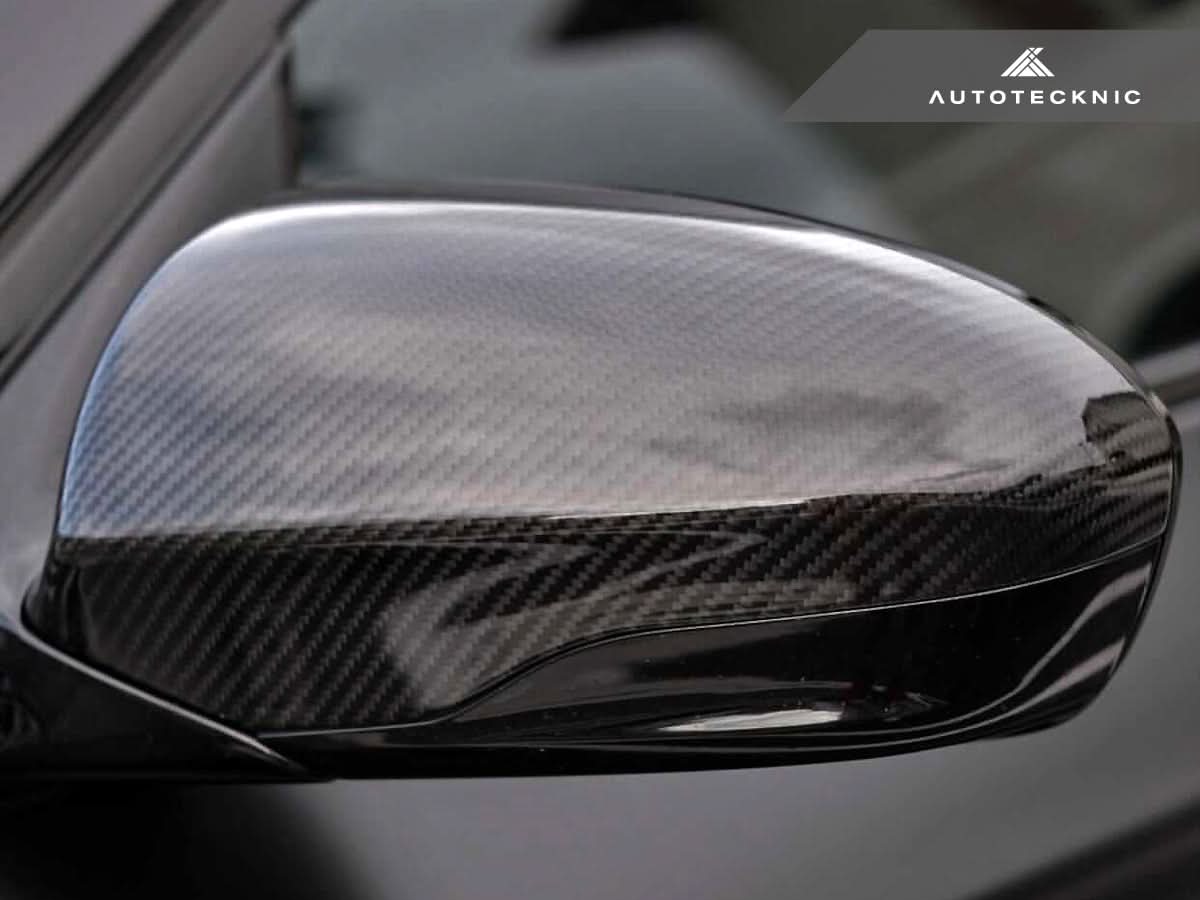 AutoTecknic Replacement Version II Dry Carbon Mirror Covers - BMW F10 M5
