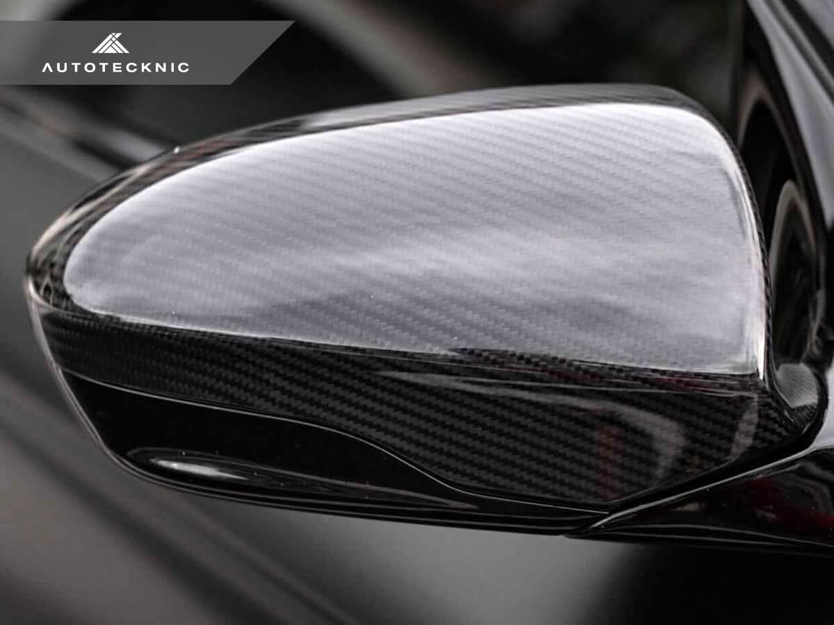 AutoTecknic Replacement Version II Dry Carbon Mirror Covers - BMW F10 M5