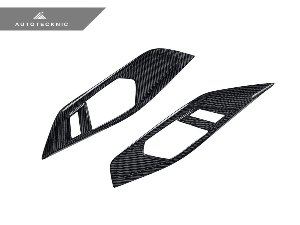 AutoTecknic Dry Carbon Interior Door Handle Trim Set - BMW G82/ G83 M4