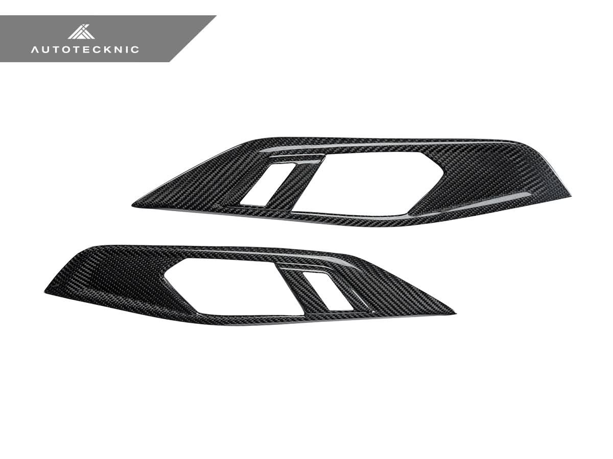 AutoTecknic Dry Carbon Interior Door Handle Trim Set - BMW G82/ G83 M4