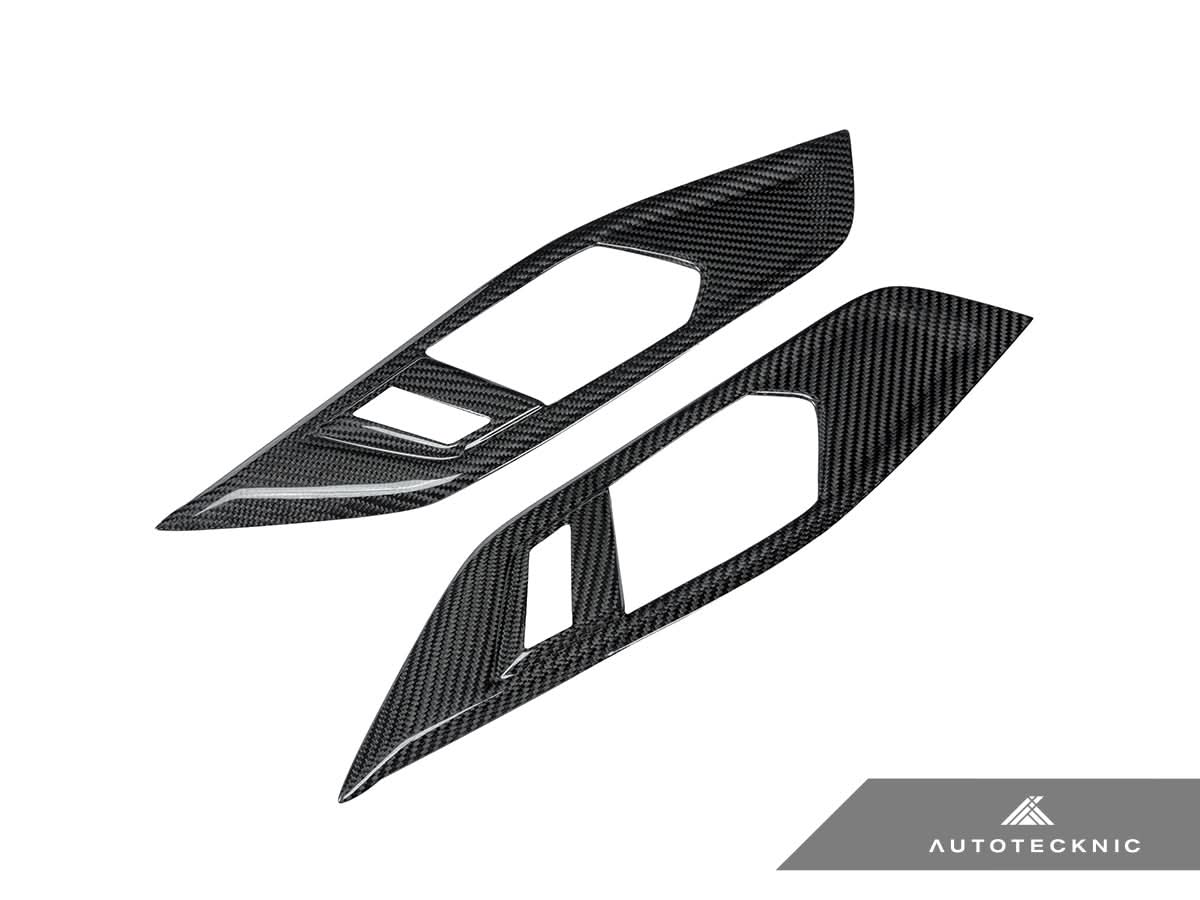 AutoTecknic Dry Carbon Interior Door Handle Trim Set - BMW G82/ G83 M4