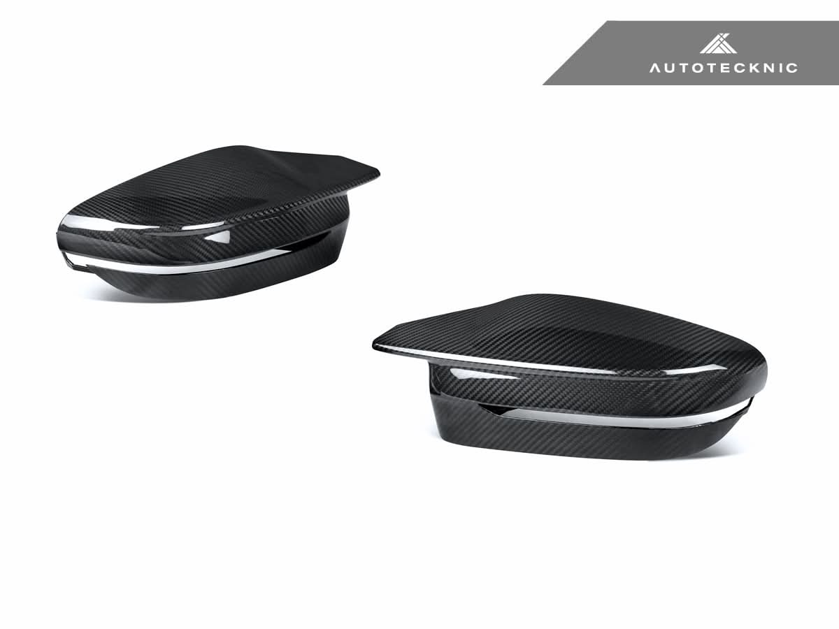 AutoTecknic Dry Carbon Fiber Mirror Covers - BMW G87 M2