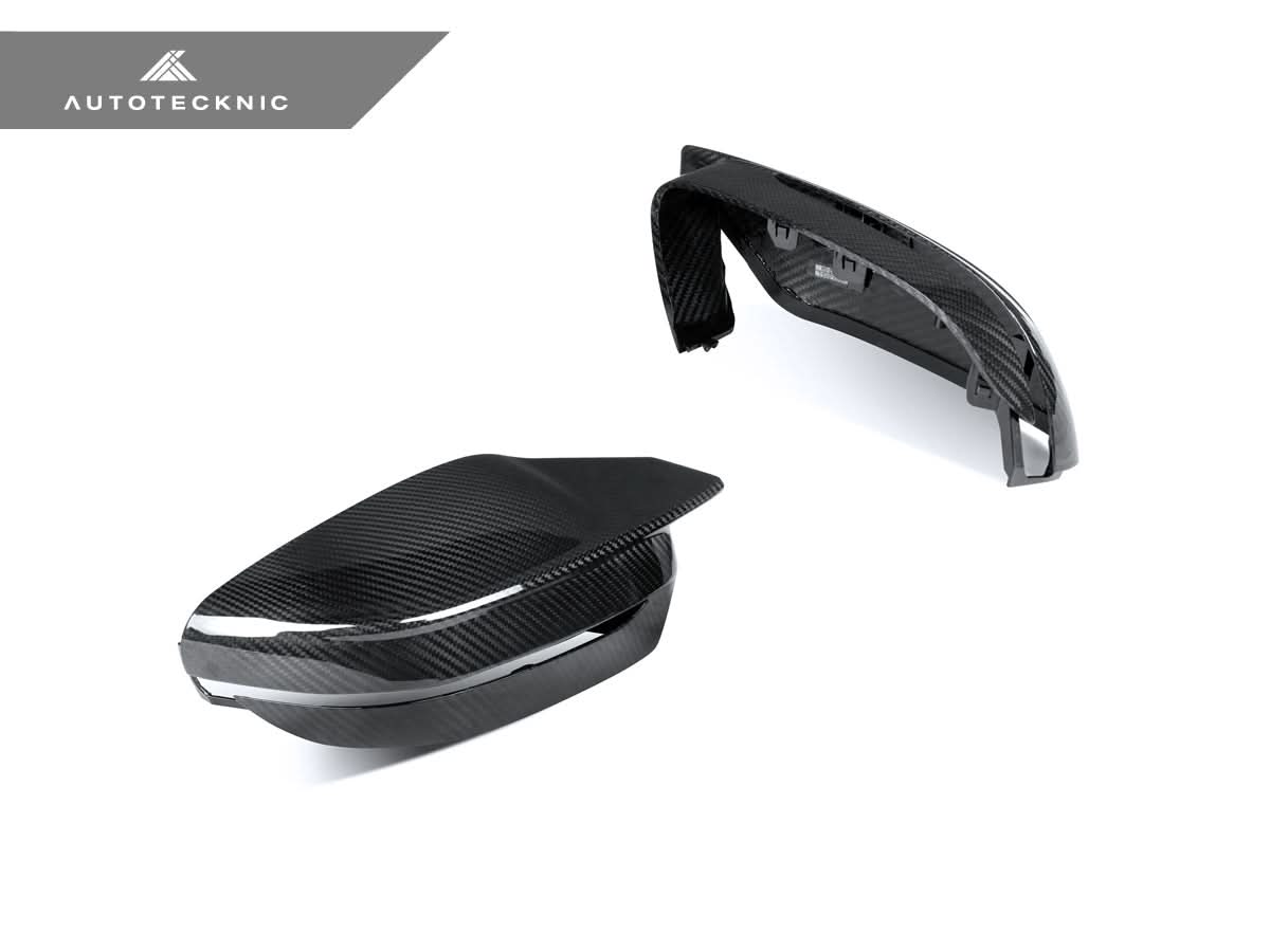 AutoTecknic Dry Carbon Fiber Mirror Covers - BMW G87 M2