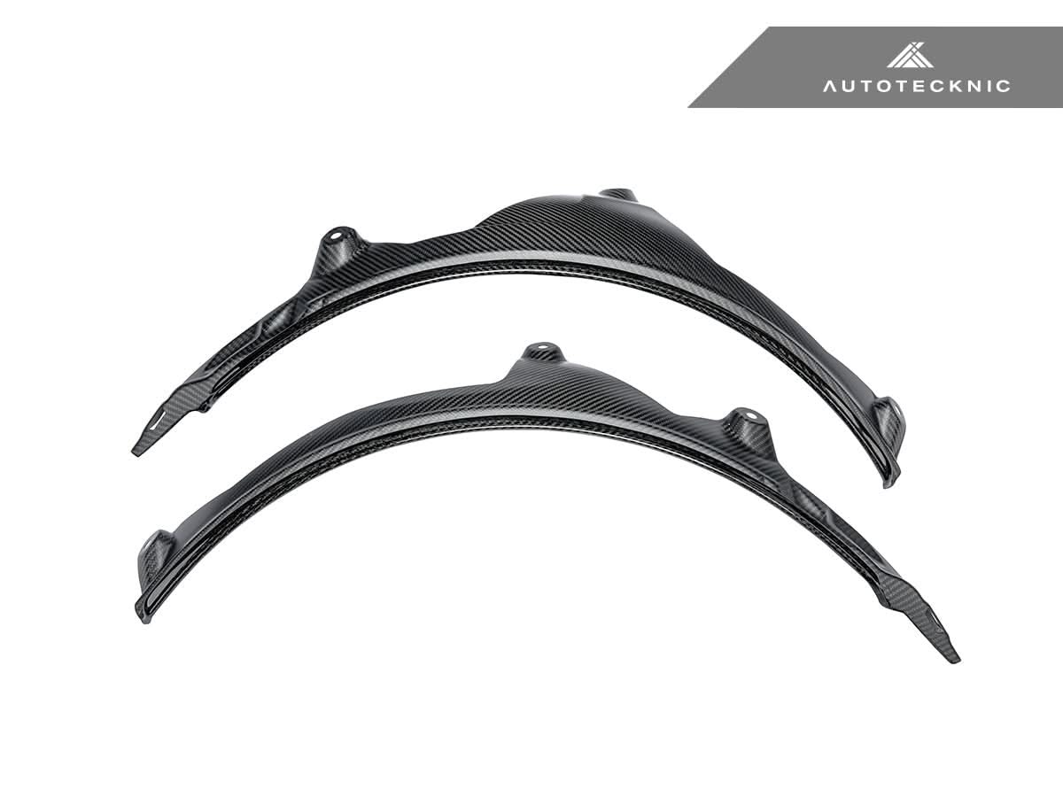 AutoTecknic Carbon Fiber Rear Wheel Arch Extension Set - BMW F93 M8 Gran Coupe
