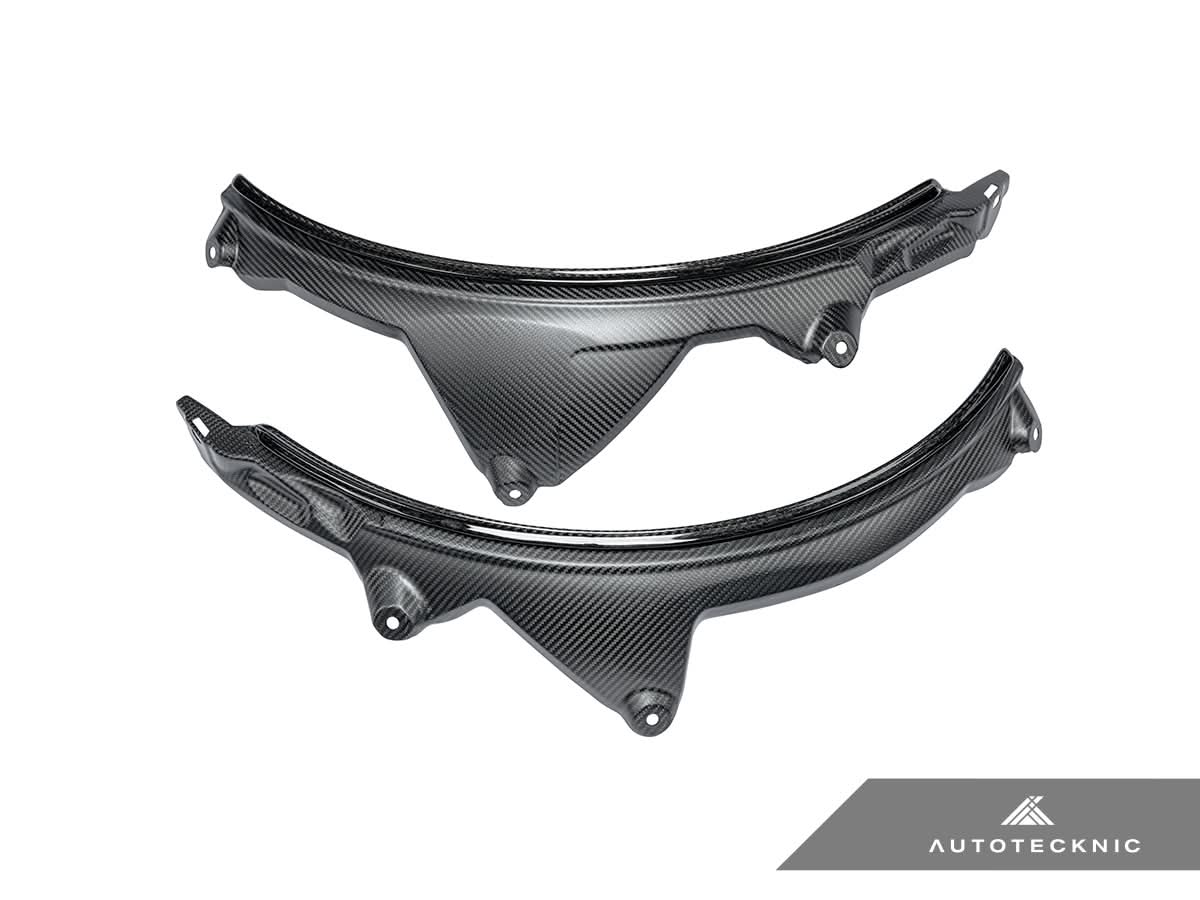 AutoTecknic Carbon Fiber Rear Wheel Arch Extension Set - BMW F93 M8 Gran Coupe