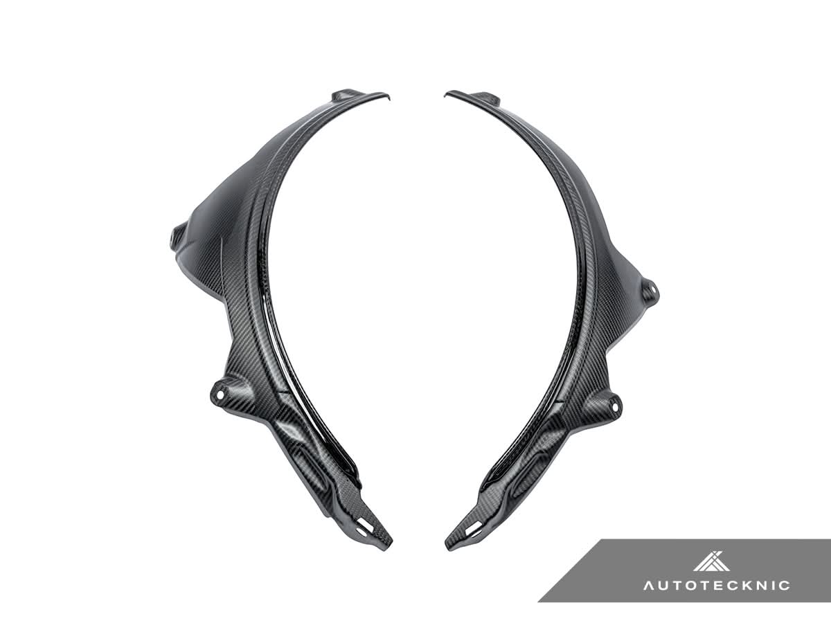 AutoTecknic Carbon Fiber Rear Wheel Arch Extension Set - BMW F93 M8 Gran Coupe