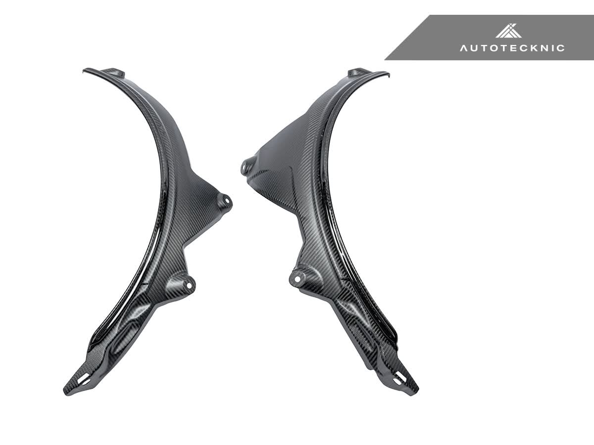 AutoTecknic Carbon Fiber Rear Wheel Arch Extension Set - BMW F93 M8 Gran Coupe