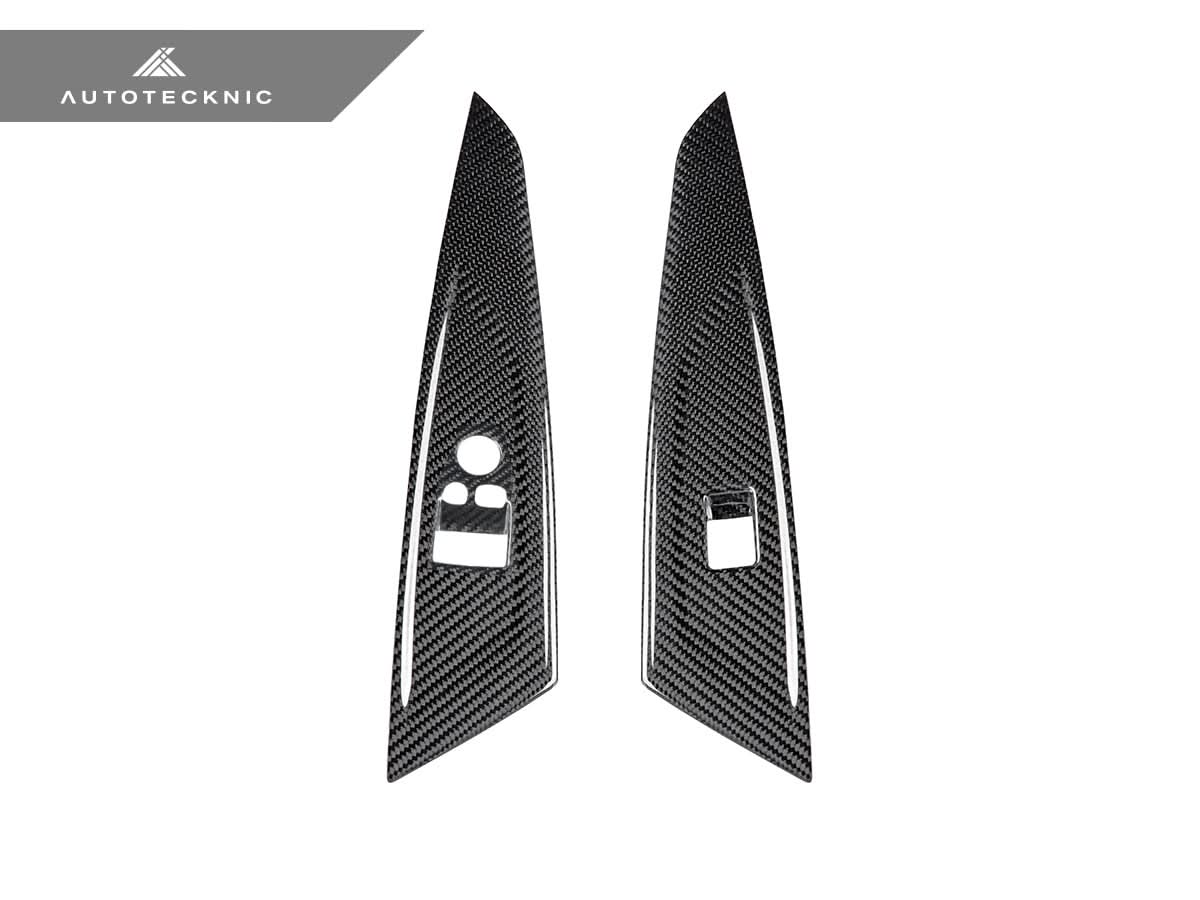 AutoTecknic Dry Carbon Window Switch Panel Trim Set - BMW G22 4-Series