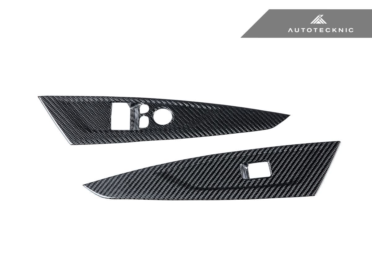 AutoTecknic Dry Carbon Window Switch Panel Trim Set - BMW G22 4-Series