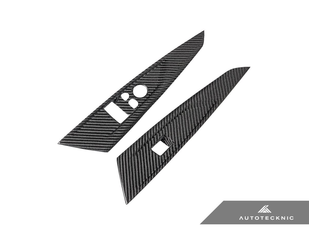 AutoTecknic Dry Carbon Window Switch Panel Trim Set - BMW G22 4-Series