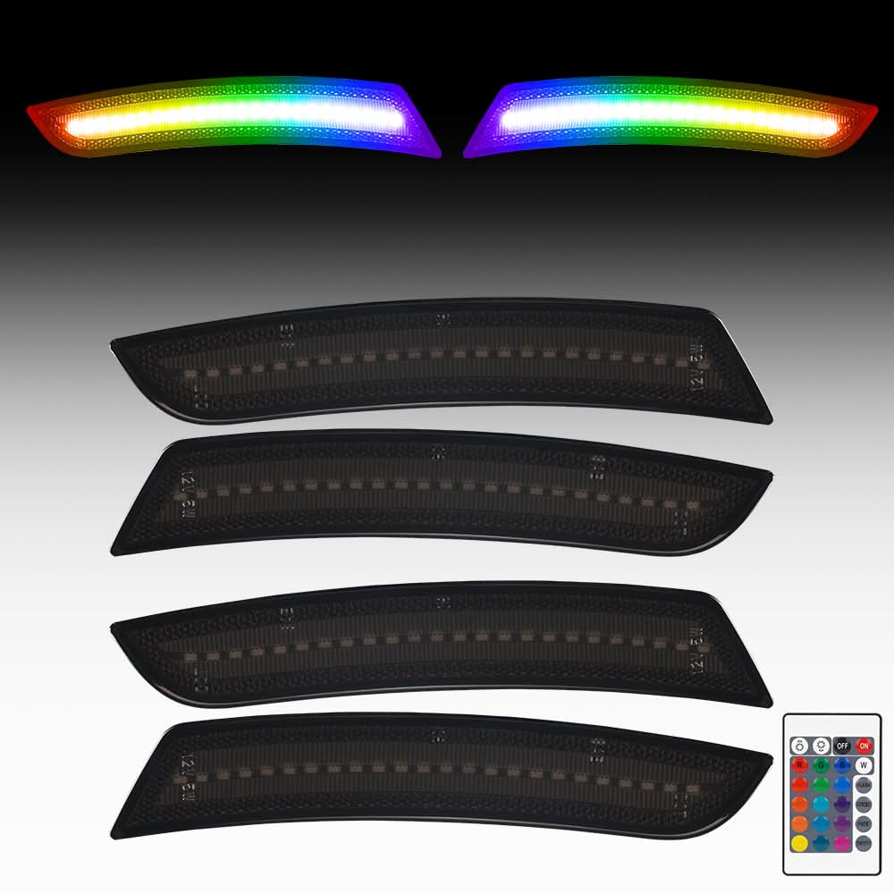 2016-2025 Chevrolet Camaro RGB Smoked LED Side Markers