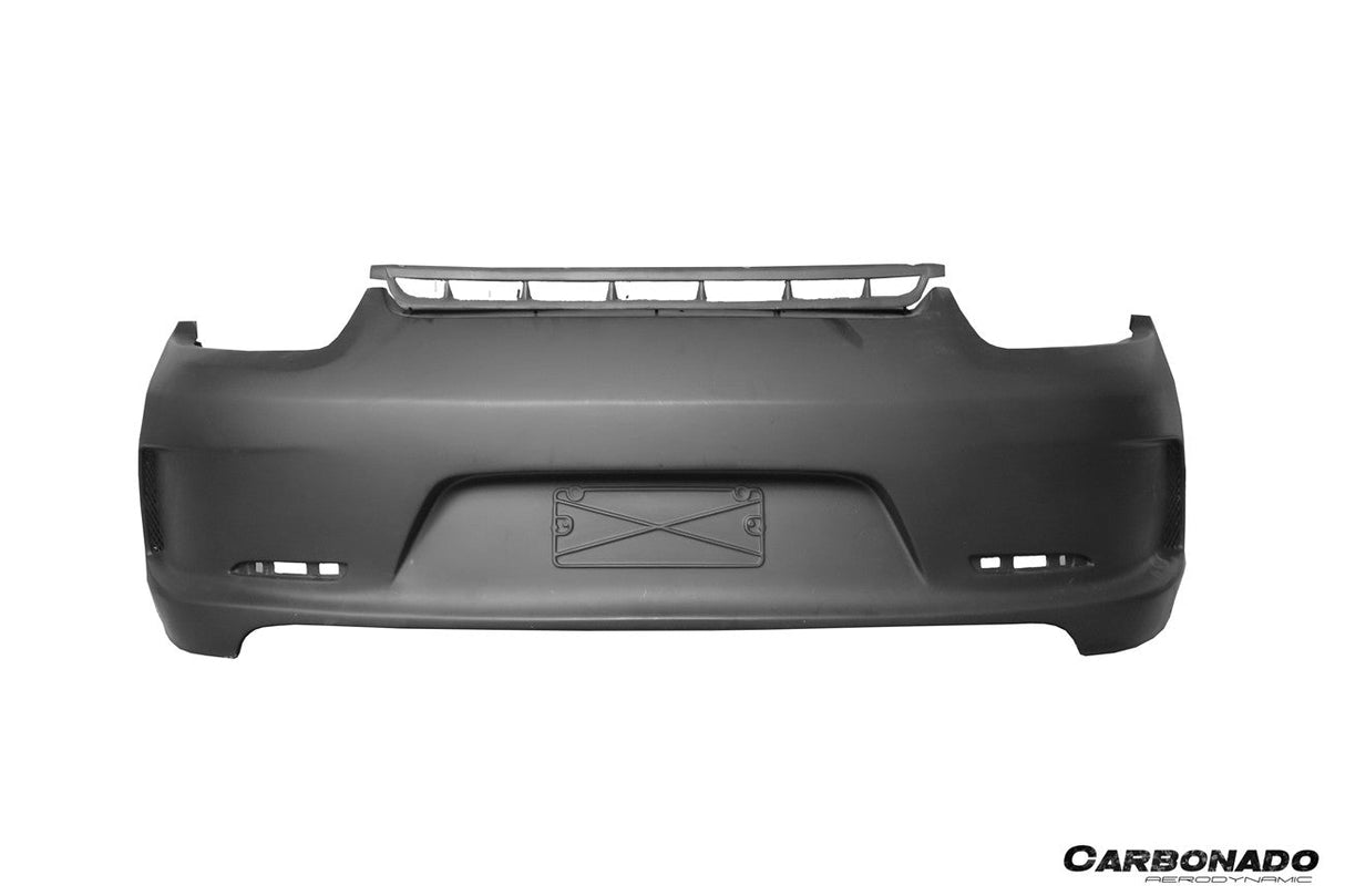 2012-2015 Porsche 911 991.1 Carrera S 2C GT3V Style Rear Bumper With Diffuser (For Quad-Exhaust)