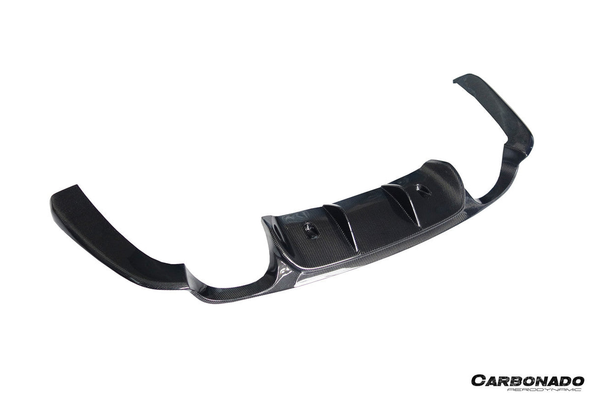 2012-2015 Porsche 911 991.1 Carrera S 2C GT3V Style Rear Bumper With Diffuser (For Quad-Exhaust)