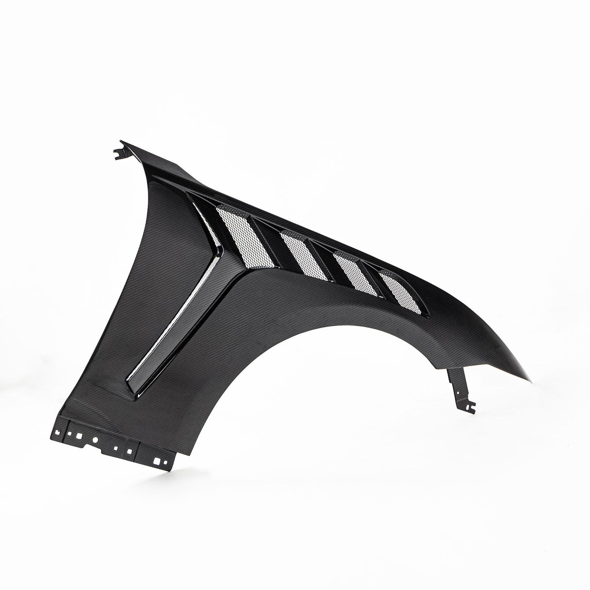 2024-2026 Mustang S650 Type-GTD Dry Gloss Carbon Fiber Front Fenders Pair