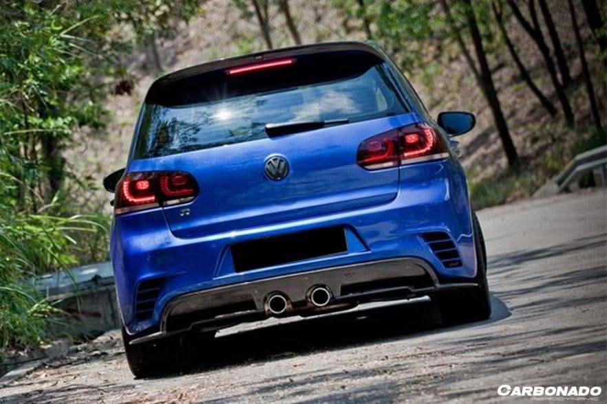 2010-2013 Volkswagen Golf 6 R20 GTI Rz Style Rear Bmper (Mid Exhaust)