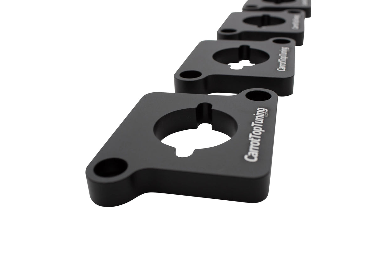 CNC Billet 1.8T to 2.0T / R8 Coil Pack Adapters Spacers VW GTI JETTA GOLF PASSAT | AUDI A4 A6 TT | Black