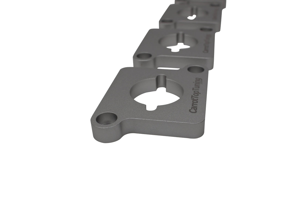 CNC Billet 1.8T to 2.0T / R8 Coil Pack Adapters Spacers VW GTI JETTA GOLF PASSAT | AUDI A4 A6 TT | Silver