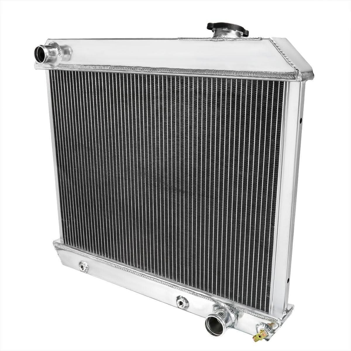 Spec-D Aluminum Radiator Oldsmobile F85 / 88 / Dynamic / Cutlass (1961-1966) Triple 3 Row Core w/ Trans Cooler