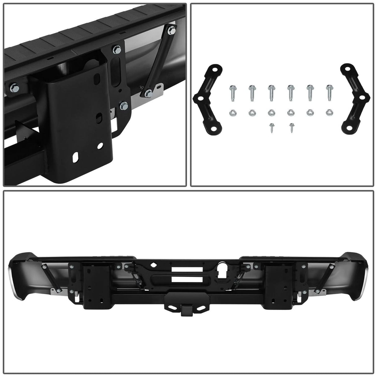 2015-2020 Ford F-150 Chrome Rear Bumper Assembly