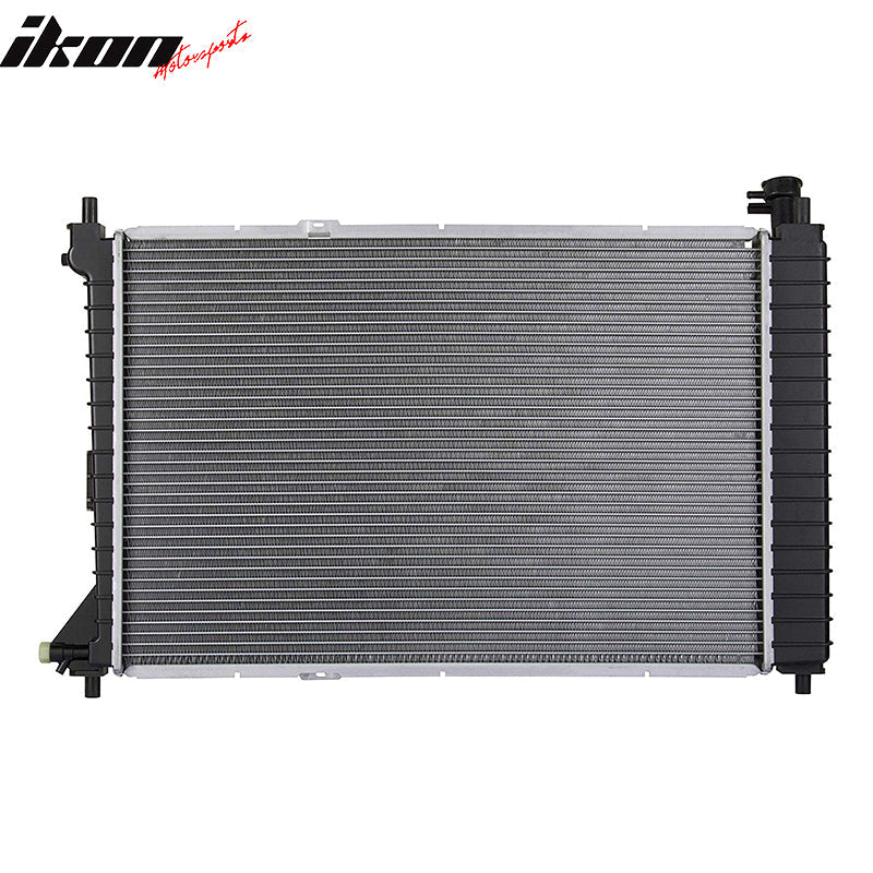 1997-2004 Ford Mustang 3.8L V6 Core Cooling Silver Black Radiator