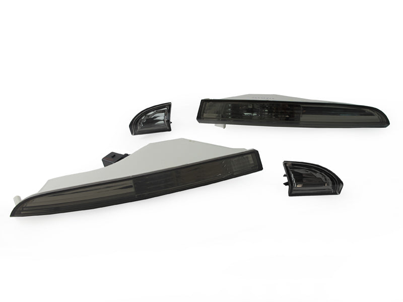 2009-2011 Volkswagen Passat CC Smoke Front Bumper Signal Lights + Reflector