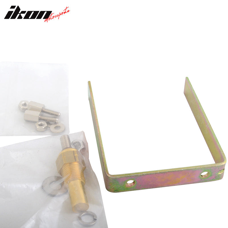 Universal 2" Water Temp Gauge Silver Digital Temperature Car