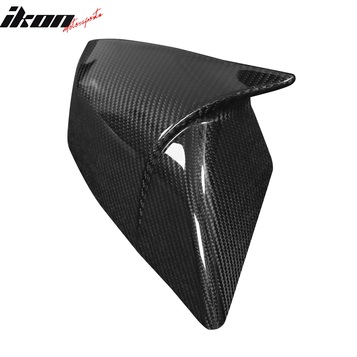 2021-2025 Tesla Model S Gloss Black Side Mirror Cover Dry Carbon Fiber