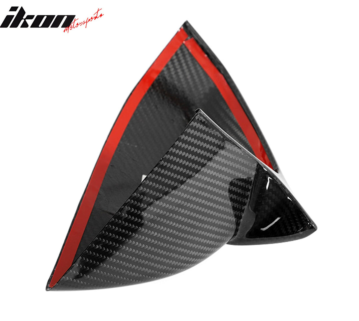 2021-2025 Tesla Model S Gloss Black Side Mirror Cover Dry Carbon Fiber