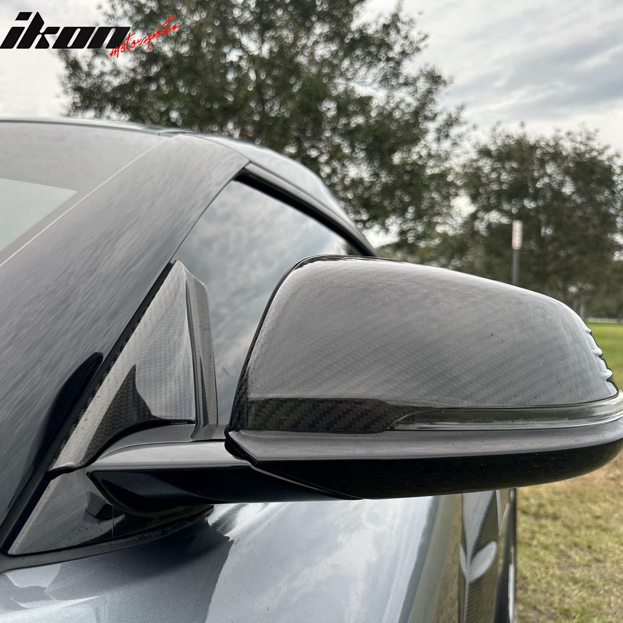 2020-2025 Toyota GR Supra A90 Mirror Covers Cap Gloss Dry Carbon Fiber