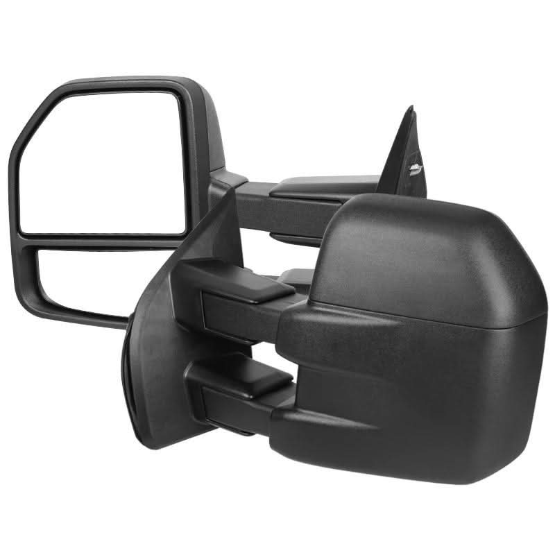 Spec-D Towing Mirrors Ford F150 (2015-2019) Manual Extendable - Black